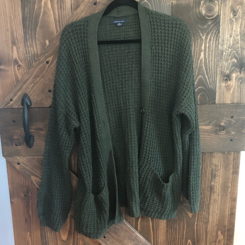 AE Green Cardigan